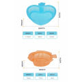 Plastic vegetables fruit basket drawing with sieve